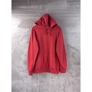 1017 ALYX 9SM Hoodie Mens Size Medium Red Minimalist Pullover Designer